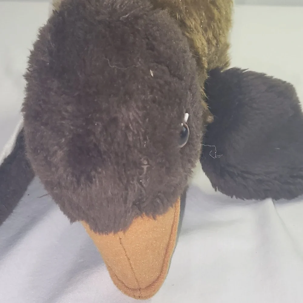 Possum Trot Mallard Duck Plush Vintage Brown White Stuffed Animal Toy